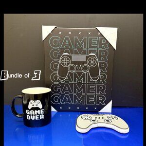Lot of 3 Game Over, Poster, Mug, Note Pad New